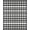 Black And White, Pattern 4, variant on ODIKA Gingham Checkered Door Doormat Decorative Border Composition for Dorm Room, Small Living Apartment, Stain Resistant Low Profile