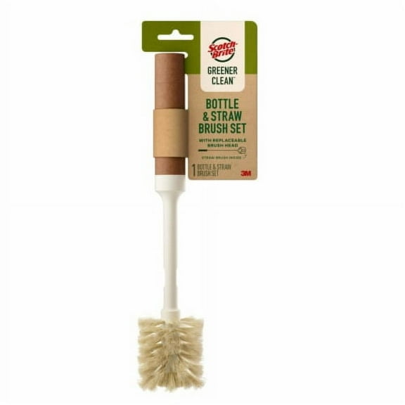 2X - Scotch-Brite Greener Clean Bottle Brush and Refills