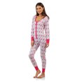 thumbnail image 4 of BHPJ By Bedhead Pajamas Women's Soft Knit Button Front One Piece Pajama Jumpsuit, 4 of 5