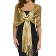 thumbnail image 1 of Chal y bufanda BANETTETA Gold para vestidos de noche y mujer, 1 of 6