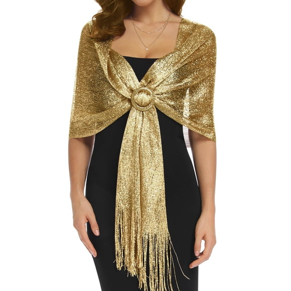 Chal y bufanda BANETTETA Gold para vestidos de noche y mujer