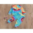 thumbnail image 3 of EIMELI Ensemble de Vêtements d'Automne pour Bébé Filles Sweat à Capuche Manches Longues Pantalons 2 Pcs, 3 of 7