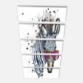 thumbnail image 2 of Design Art - Aquarelle Zèbre Drôle, 2 of 3