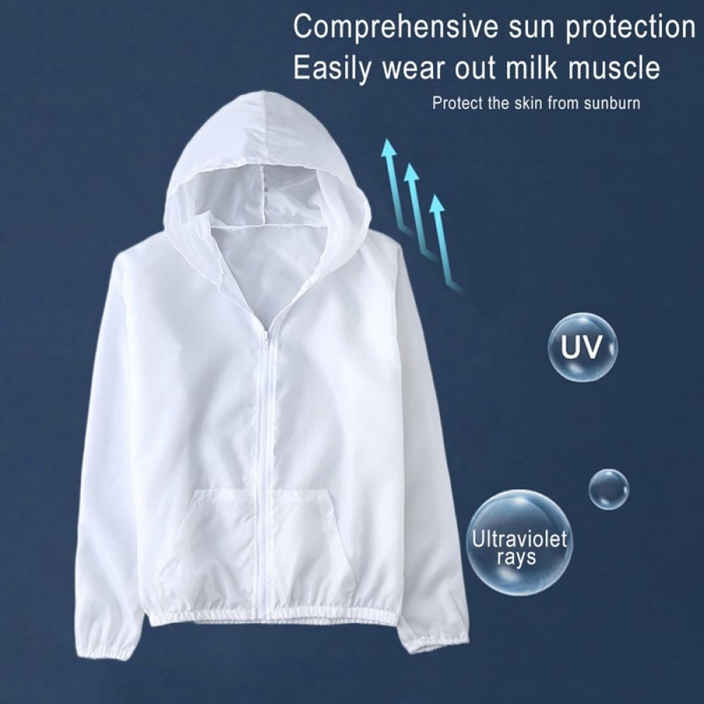 Sun Protection Hoodie Jacket Long Sleeve Shirts Running Hiking Light Jackets Casei Womens UPF 50