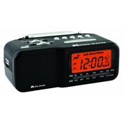Midland WR11 AM/FM Clock Radio with NOAA All Hazard Weather Alert