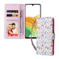 thumbnail image 2 of Allytech Samsung Galaxy A05 Wallet Case, Stylish Flowers Pattern PU Leather Cover with Wrist Strap & Card Slots, Kickstand Magnetic Closure Shockproof Case for Women Girls, Butterfly Flower, 2 of 6