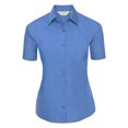thumbnail image 1 of Russell Collection Womens Classic Polycotton Easy-Care Short-Sleeved Shirt, 1 of 3