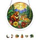 thumbnail image 1 of Acrylic Jigsaw Puzzle Suncatcher,Window Suncatcher Acrylic Puzzle,Unique DIY Emerald Flame Hummingbird Sun Catcher PuzzleKit,Sun Catcher AcrylicPuzzles Garden Decoration for Window Garden Hanging, 1 of 7