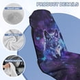 thumbnail image 6 of XYZCANDO Wolf Seat Cover Towel Galaxy Sweatproof Yoga Towels Blanket for Gym Running Athletes Fitness Workout Non Slip Backing Sweatproof Cushion Protector with Storage Bag, 6 of 7