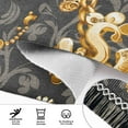 thumbnail image 4 of Luxury Dollar Chain Runner Area Rug 2x6 Soft Non-Slip Washable Bedside Carpet for Hallway Bedroom Living Room Home Decor, 4 of 8