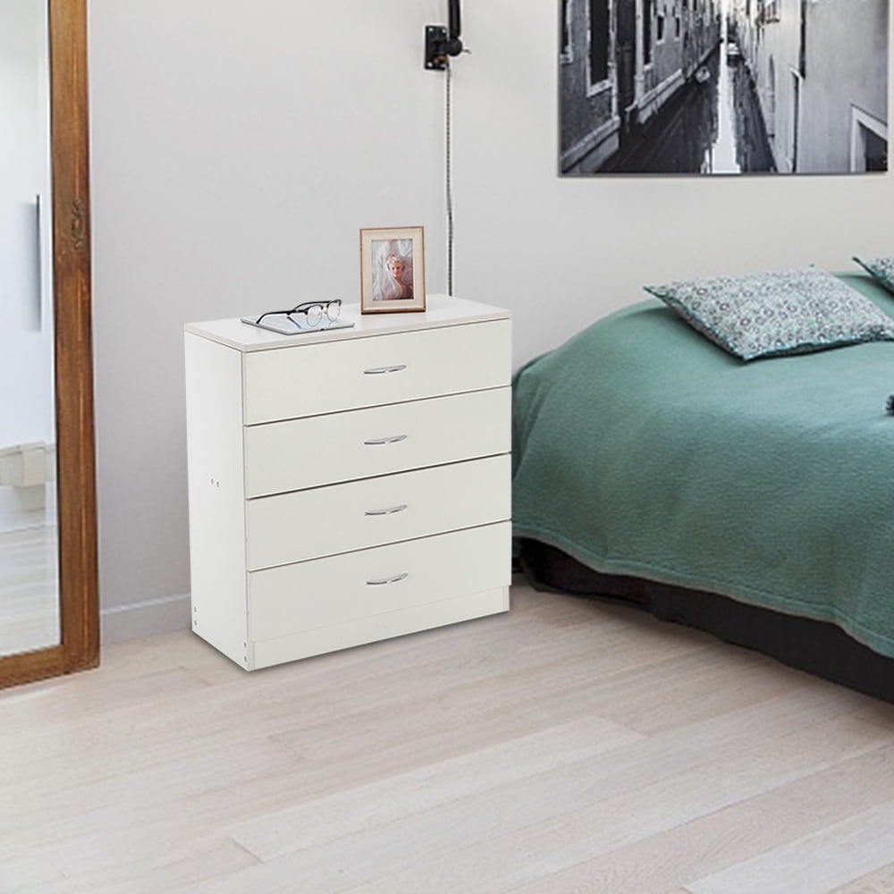 4-Drawer Dresser White