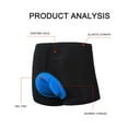thumbnail image 5 of ENFOURCLASS 3D Gel Padded Breathable Cycling Underwear Shorts, Comfortable Bicycle Pants for Men and Women, 5 of 16