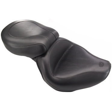 Mustang 1-Piece Wide Touring Black Motorcycle Seat (75105)