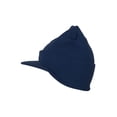 thumbnail image 1 of Cuffless Beanie Visor Cap, Navy, 1 of 2