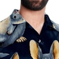 thumbnail image 5 of Tmall Men's Short Sleeve Spread Collar Hawaiian Shirts, Casual Printed Button Down Summer Beach Tops, Unisex Men's Shirts, 5 of 6