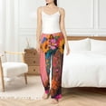 thumbnail image 4 of Balery Cowboy Boots With Flowers Pantalones de pijama para mujer, pijamas ultraligeros, pantalones de estar por casa-Small, 4 of 6