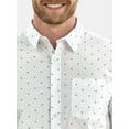 thumbnail image 4 of George Men's & Big Men's Long Sleeves Performance Button-Up Shirt, Sizes S-3XL, 4 of 5