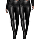 thumbnail image 1 of Set de 2 Leggins Moda Elegante Casual Mujer Mallones Vinipiel, 1 of 5