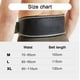 thumbnail image 3 of Cinturón protector fitness hombres y mujeres sentadillas peso muerto cinturón de levantamiento de pesas cuero de PU levantamiento de pesas peso muerto cinturón de fitness-soporte perfecto para, 3 of 5