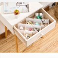thumbnail image 6 of White Drawer Organizer,Sock Organizer,Makeup Drawer Organizer,Underwear Drawer Organizer,8pcs DIY Plastic Honeycomb Drawer Dividers Organizer for Belt,Ties,Scarf(White), 6 of 7