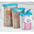 Mainstays Plastic Food Storage Containers with FlipTop Lids, Set of 3