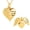 Golden, variant on Personalized Jewelry Openable Heart Wing with Little Heart Urn for Ashes Cremation Jewelry for Ashes Urn Necklace Lockets for Human Ashes