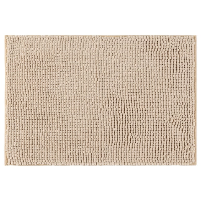 Alfombras de baño REGALWOVEN, suaves y esponjosas, tapetes antideslizantes de microfibra extra gruesos color caqui 20" x 32"