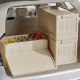 thumbnail image 3 of Caja de Almacenamiento Plegable de Gran Capacidad con Polea - Organizador de Plástico Apilable con Tapa, Contenedor Portátil para el Hogar, 3 of 5