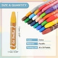 thumbnail image 2 of Uxcell Ochre Oil Pastels, 36Pcs Soft Oil Crayons Vibrant and Creamy Pastels Stick Art Supplies for Art Painting Drawing Blending Graffiti for Artists Beginners, 2 of 7
