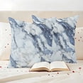 thumbnail image 3 of Abstract Marble Outdoor Waterproof Pillow Covers, Modern Ink Painted Minimalism Art Decorative Square Throw Pillowcase Sofa Cushion Sham for Patio/Couch/Chair, 16"x16" 2 Pack, 3 of 8