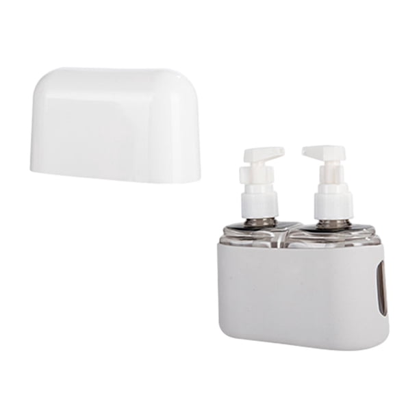 Botellas de viaje para artículos de tocador de tamaño compacto con etiquetas Accesorios de avión para 2 piezas gris