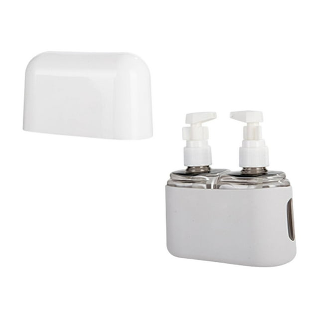 Travel Bottles for Toiletries Empty Reusable Toiletry Container Refillable for Shampoo Body Wash Cosmetics Perfumes Foam Soap 2pcs gray