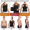 thumbnail image 3 of Hombres cintura recortadora cinturón envoltura entrenador caliente juramento camisa corsé adelgazante cuerpo Shaper, 3 of 4