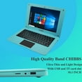 thumbnail image 4 of T&C 10.1" Inch Portable Laptop Computer Powered by Windows 10 Intel, 6gb Ram+ 64gb Rom, Personal Laptop Computer, HDMI, USB, Bluetooth, Wi-Fi- Blue, 4 of 9