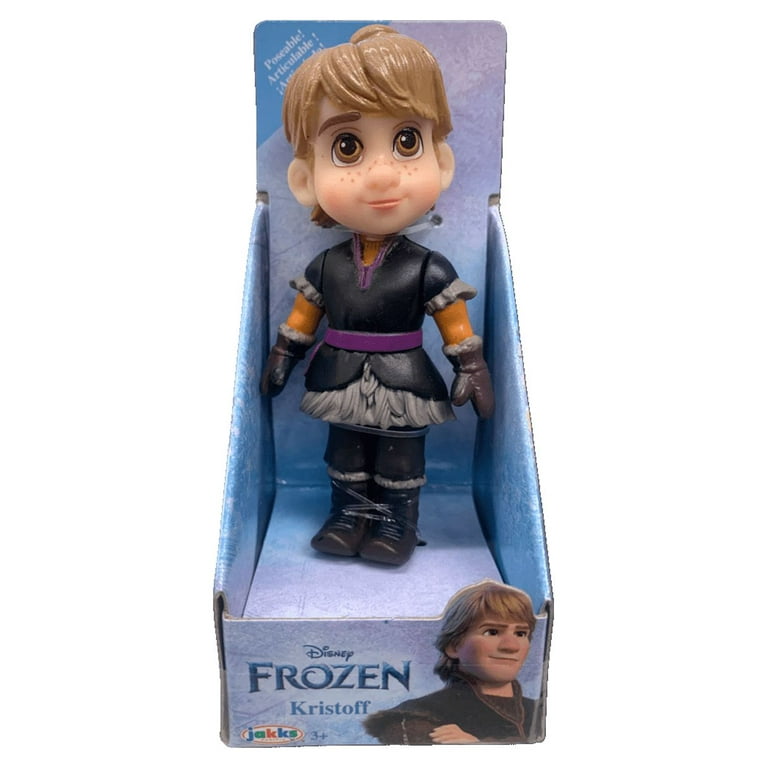 Disney Frozen Mini Poseable Miniature 3.5 Toddler Doll Frozen KRISTOFF  Packed in Clear Display Box 