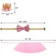 thumbnail image 4 of Suministros de fiesta de moda, falda tutú, regalo rosa para perros pequeños, gatos, mascotas, vestido de fiesta de cumpleaños, corona, sombrero, collar, conjunto de cumpleaños, gato, perro (rosa) XianweiShao 9024735003533, 4 of 5