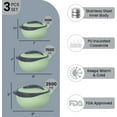 thumbnail image 5 of Pinnacle Insulated Casserole Dish Set with Lid, 3-Piece Thermal Serving Bowls Mint Green, 5 of 8