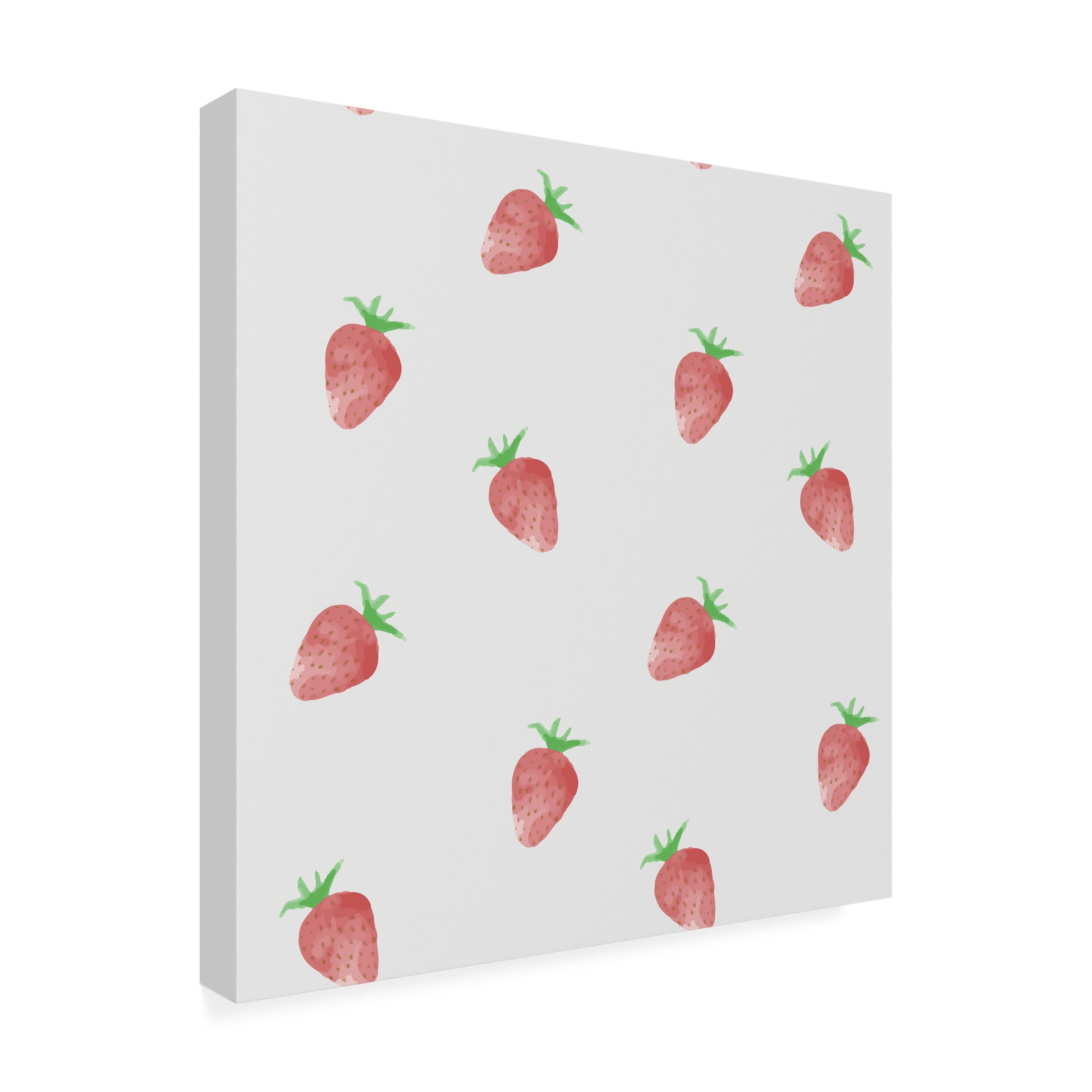 Fiorella Surface Design 'Simple Strawberry' Canvas Art