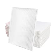 Xoxingysm Gift Wrapping Paper White Poly Bubble Mailers Seal Packaging Bags Small Business Supplies Padded Envelopes Bubble Envelopes Mailing Bags Packaging for Small Business, 10X Bubble Wrap