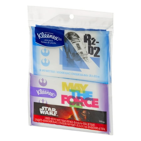 Kleenex On-The-Go Facial Tissue, 2 Wallet Packs (20 Total Tissues)