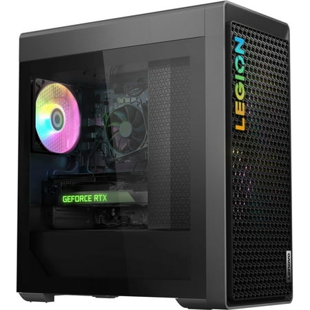 Lenovo - Legion Tower 5 AMD Gaming Desktop - AMD Ryzen 5-7600 - 16GB Memory - NVIDIA RTX 3060 12GB LHR - 512GB SSD - Storm Gray