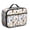 Baseballs and Shirts, variant on Baseball Players Light Cyan Pattern Insulated Lunch Bag Teens,Bento School Lunch Bag for Teens for Work,Picnic or Travel 10.6x7.7x4.3 Inches,12 Can Capacity