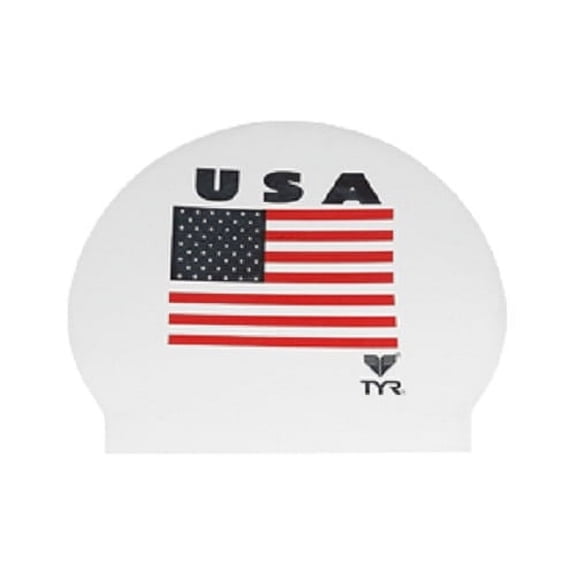 TYR USA Print Latex Cap - 2018