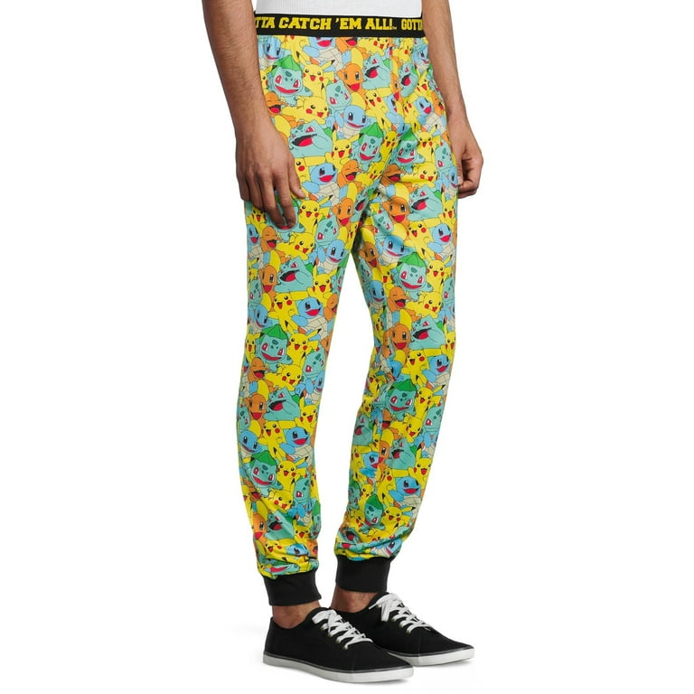 Pokemon Elastic Waistband Super Soft Pockets Pajamas Men s 1 Pack Walmart