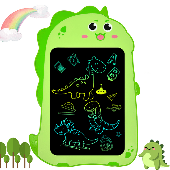 Dinosaur LCD Writing Tablet for Kids – 8.5” Learning Doodle Board, Easter & Birthday Gift, Mess-Free Travel Toy for Boys & Girls Ages 3-8