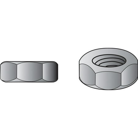 

Hillman 1/4 in. Zinc-Plated Steel SAE Screw Nut 100 pk