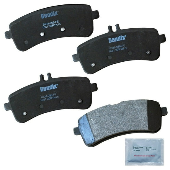 Bendix Brakes Disc Brake Pad Set Fits select: 2014-2020 MERCEDES-BENZ S, 2016-2020 MERCEDES-BENZ AMG GT