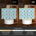 thumbnail image 3 of Cauagu Flamingos And Tropical Plants for Rectangle Acrylic Night Light - Acrylic Modern Bedside Light with LED Light Lamp Base - Decorative Night Lamp for Restaurant Bar Cafe Shop, 3 of 9