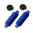 thumbnail image 1 of koolsoo 2x Inflatable Boat s Simple Installation s Bumpers for Boats G2 Blue Black Rope, 1 of 9