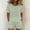 Green, variant on Gamivast 2 Piece Summer Outfits for Women Casual Linen Textured Short Sleeve Top and Drawstring Shorts Set Loose Fit Matching Lounge Sweatsuits Vacation Streetwear Pajamas Navy XXXL